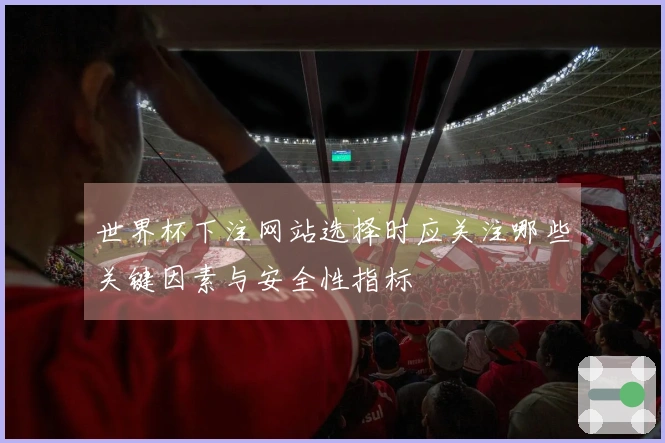 世界杯下注网站选择时应关注哪些关键因素与安全性指标