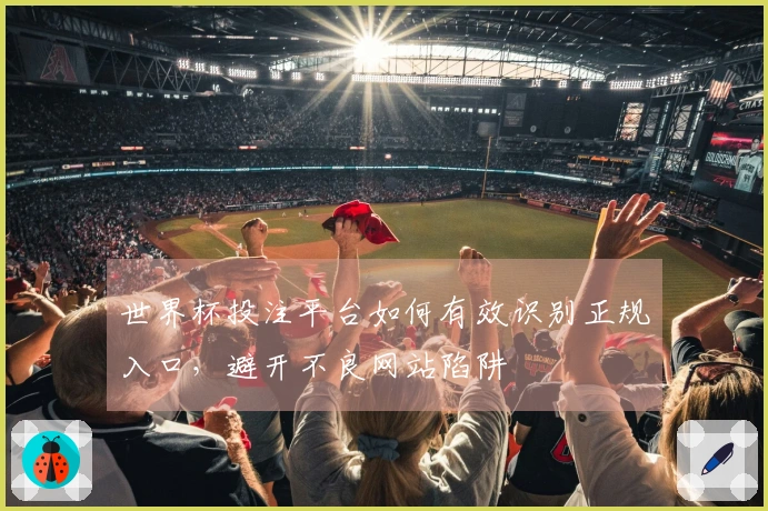 世界杯投注平台如何有效识别正规入口，避开不良网站陷阱