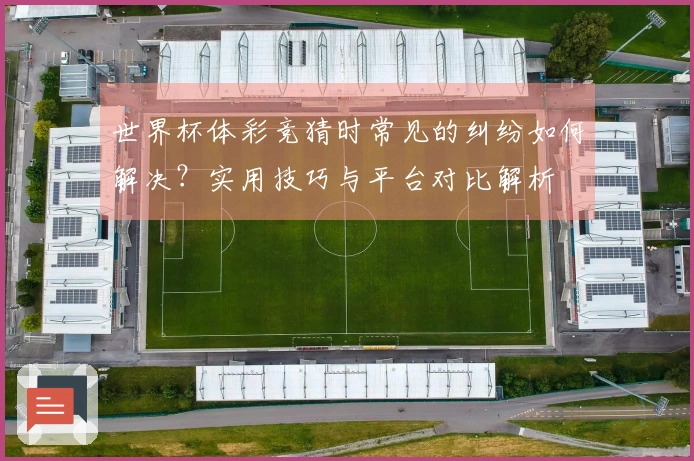 世界杯体彩竞猜时常见的纠纷如何解决?实用技巧与平台对比解析
